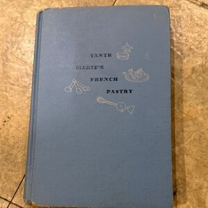 Elegant Blue French Pastry Cookbook